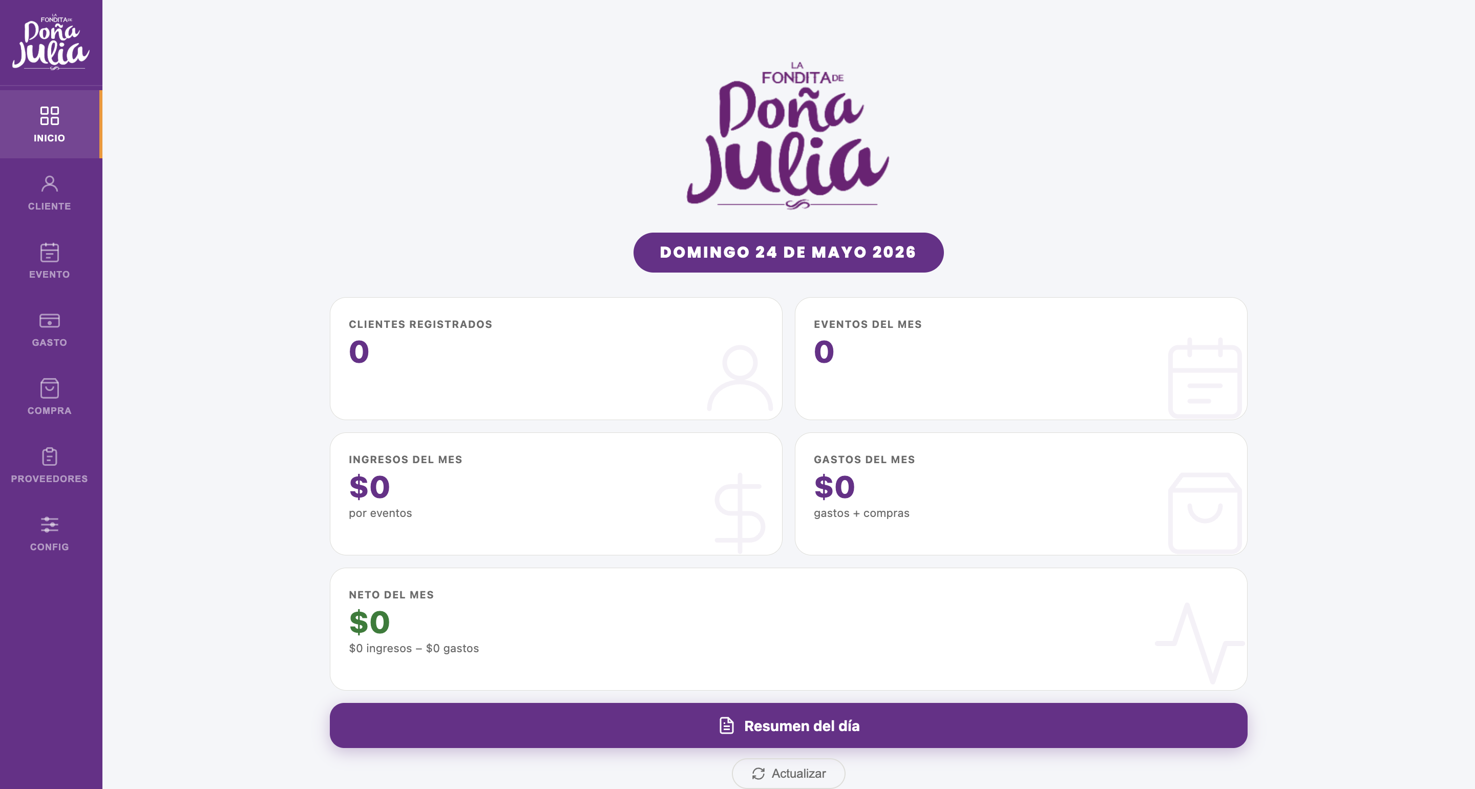 Doña Julia — Gestión Integral